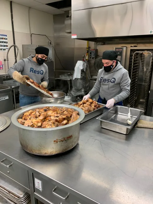 ResQ Gives Back Volunteering 2021
