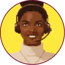 Front desk agent avatar audio