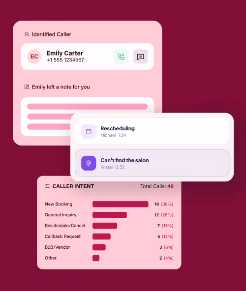 Captures complete intent and details mobile