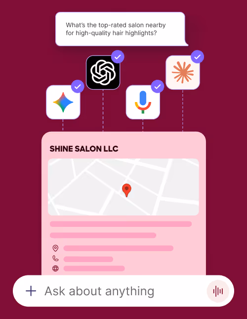 Futuristic AI SEO mobile