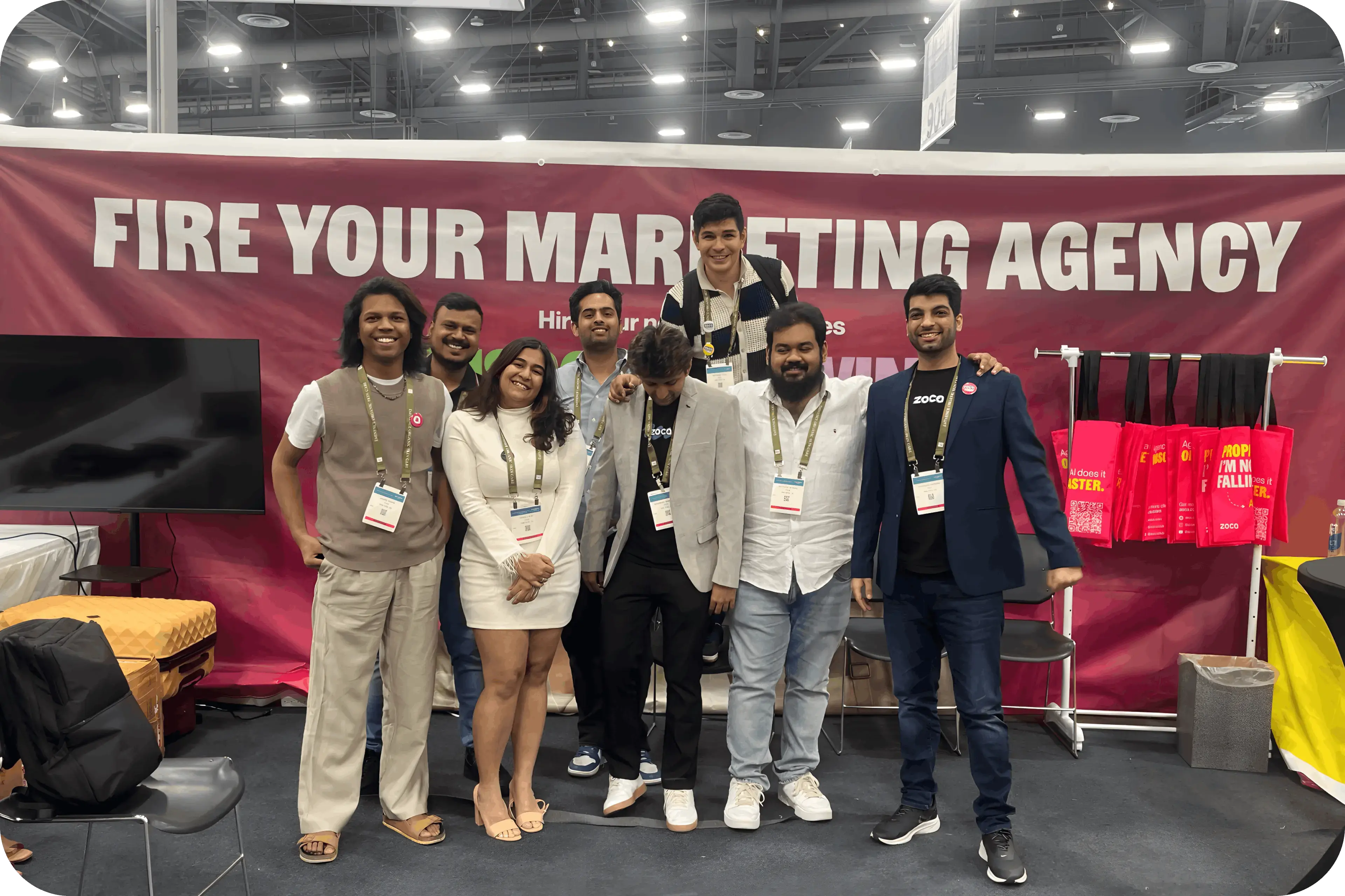 The Zoca team together