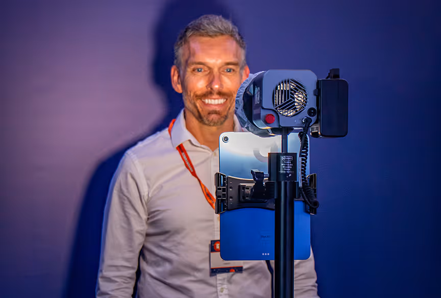 AI photobooth at Adventures In Pharma