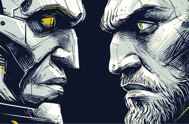 Machine vs human