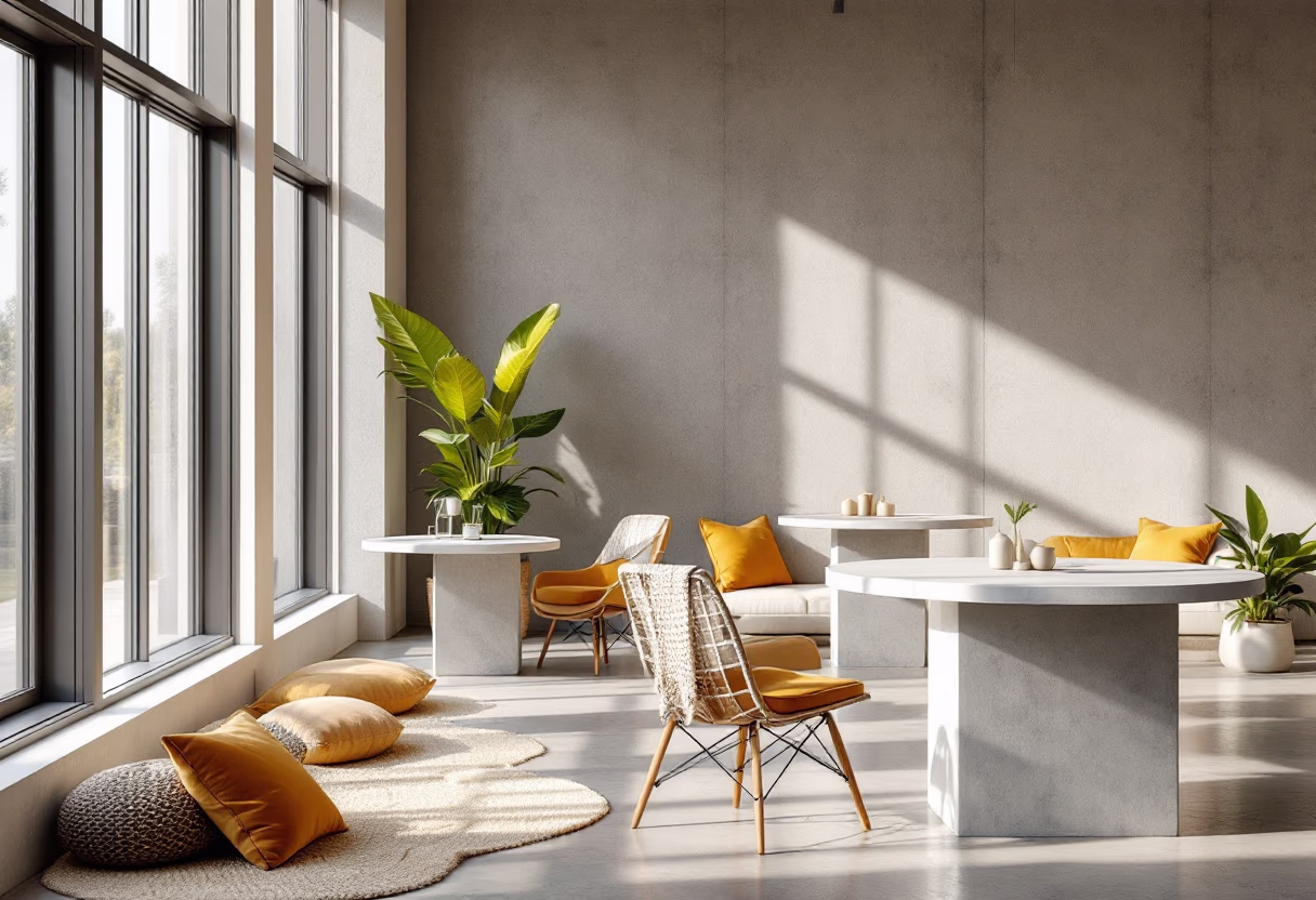 image of modern workspace (for an ai saas company) - scenario 4