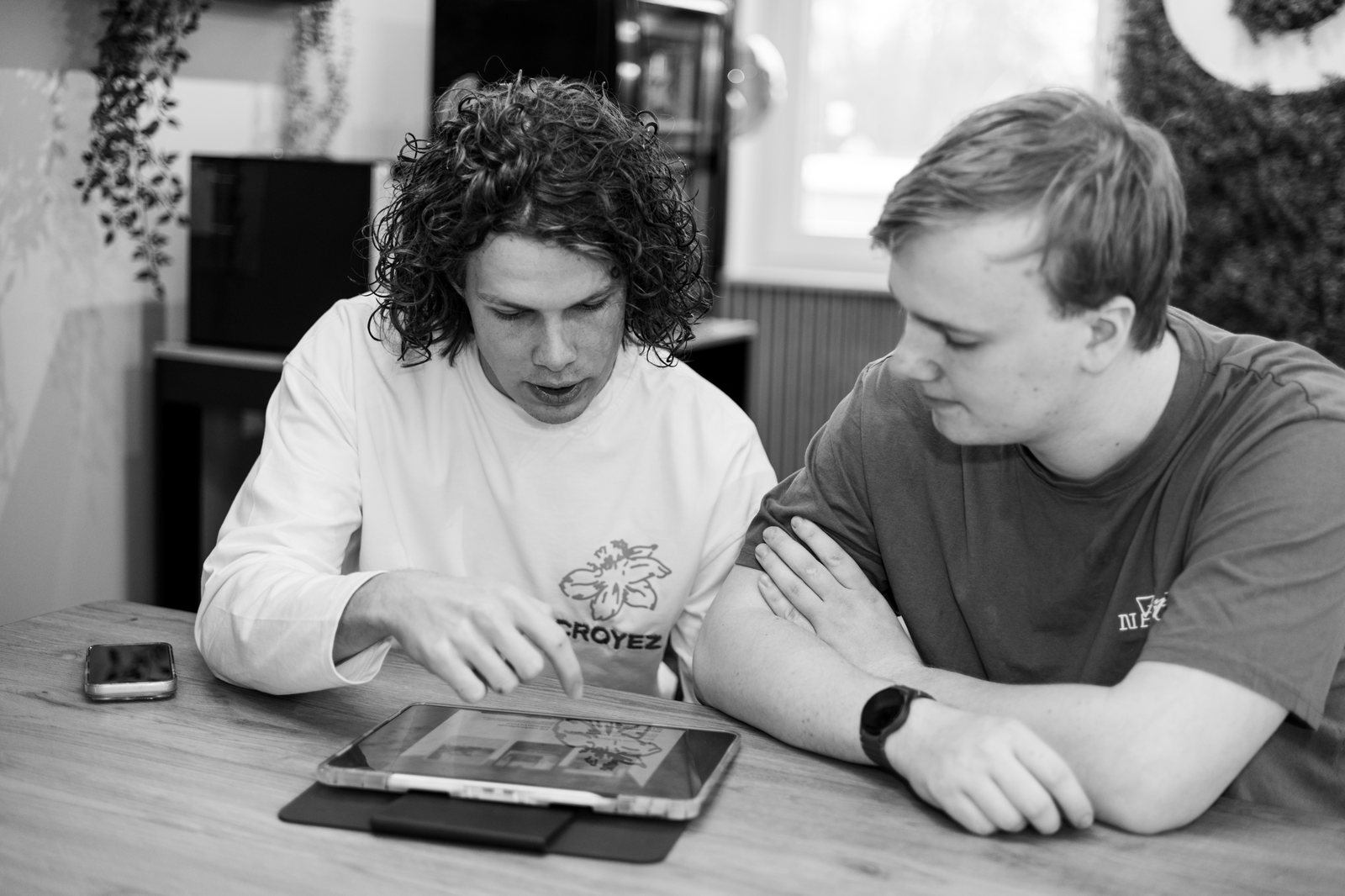 Team van Online Actief aan het werk