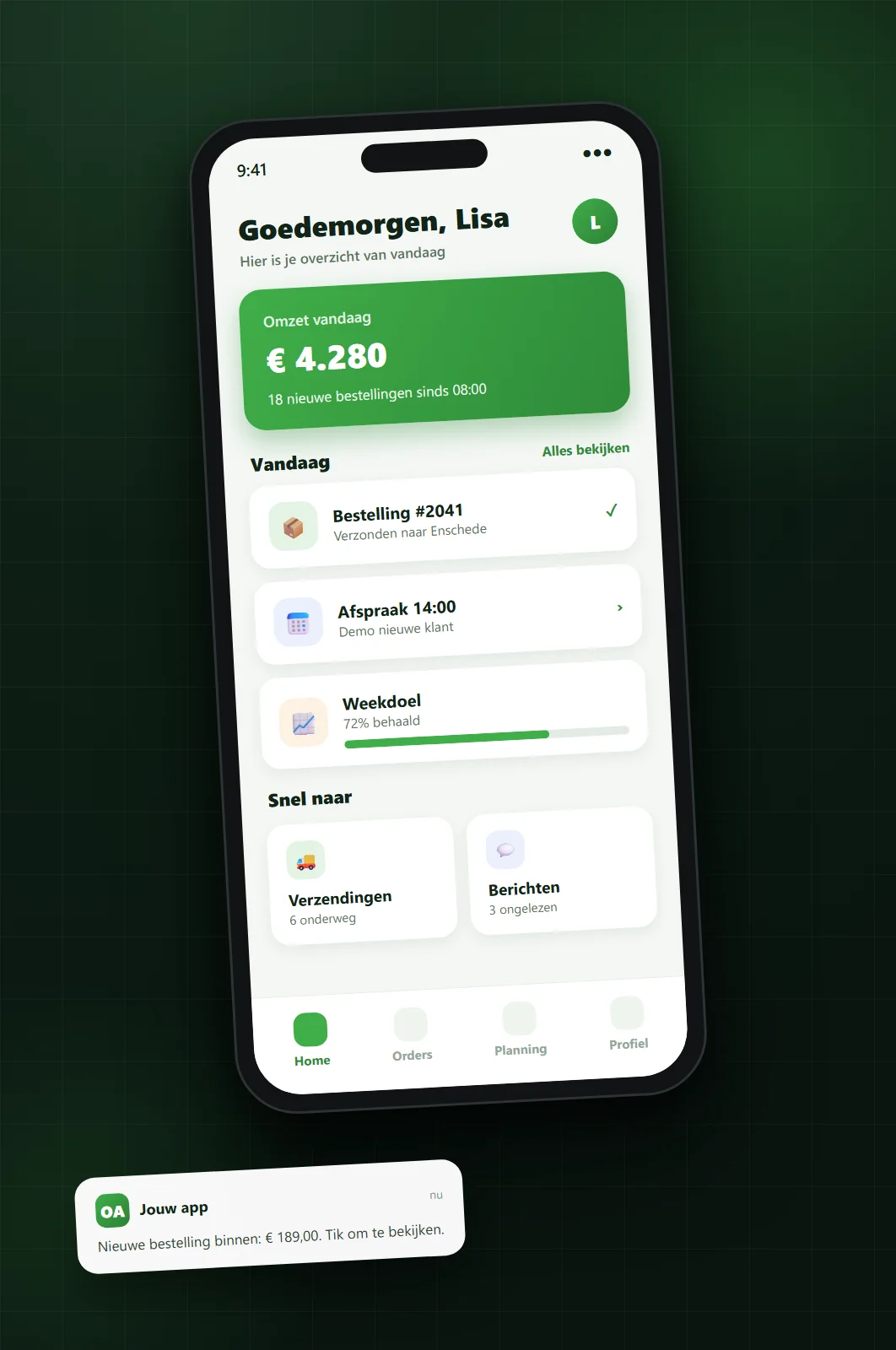 App laten maken bij Online Actief