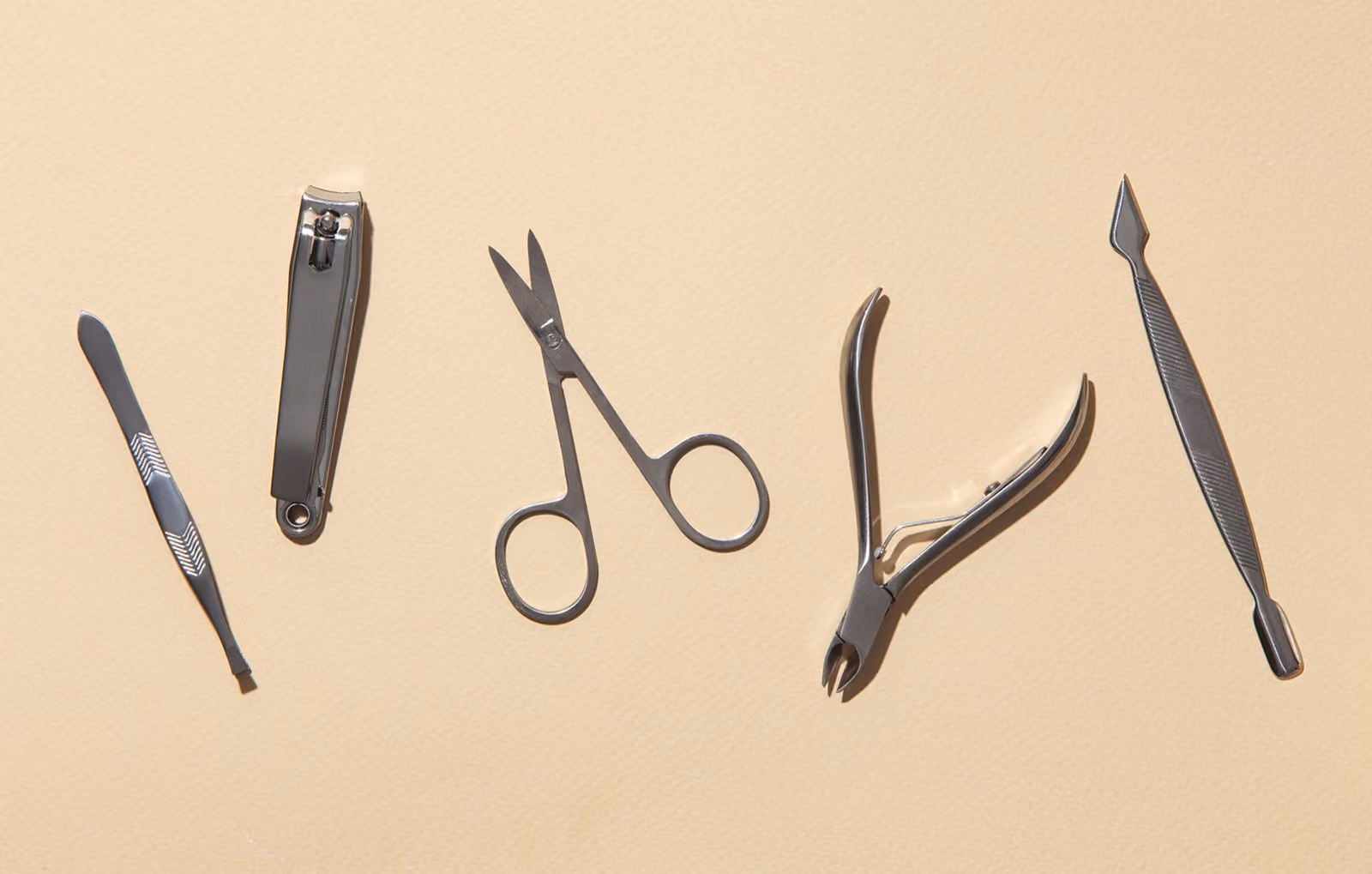 A selection of toenail-cutting tools