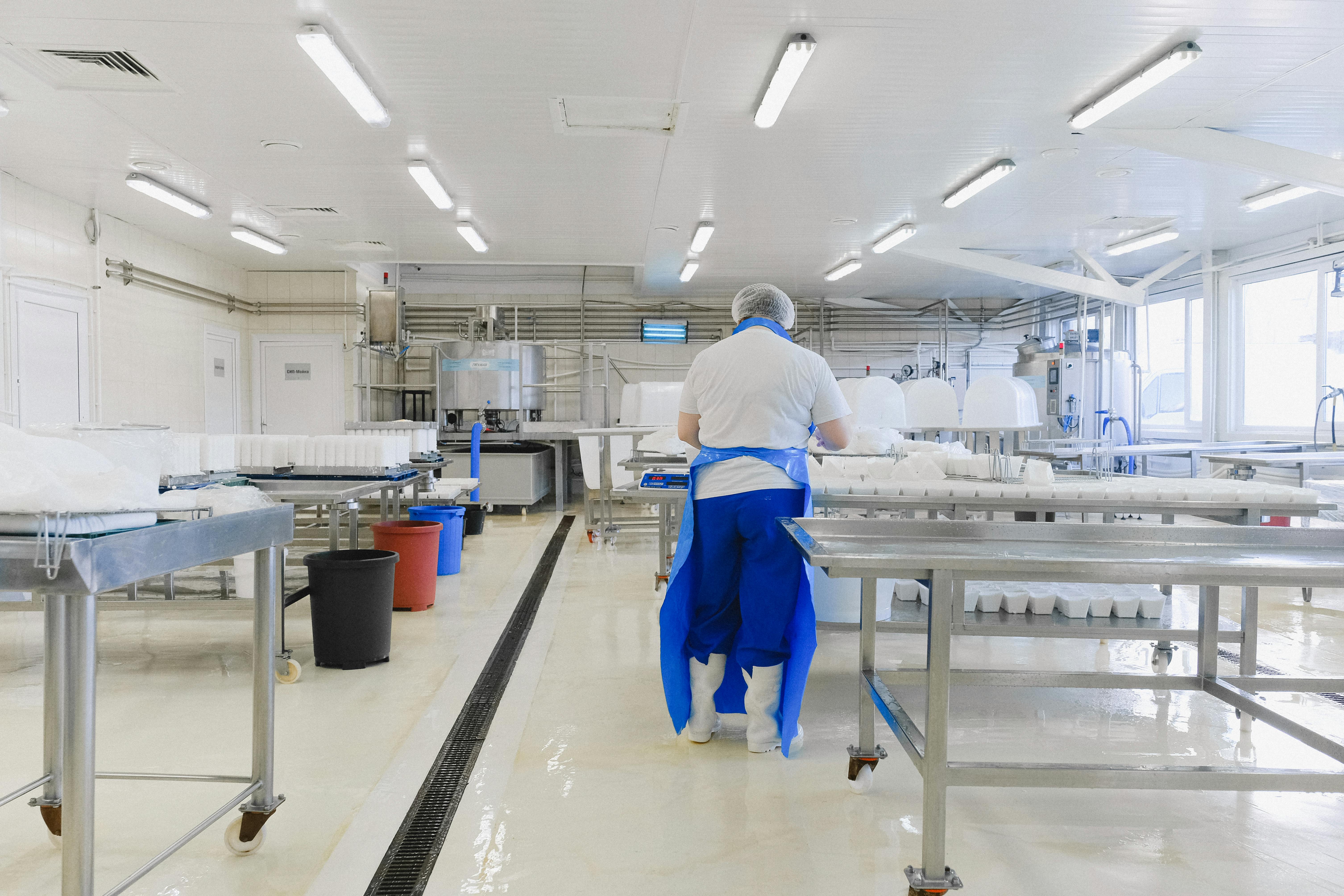 Refrigerated warehouse storage for perishable inventory.