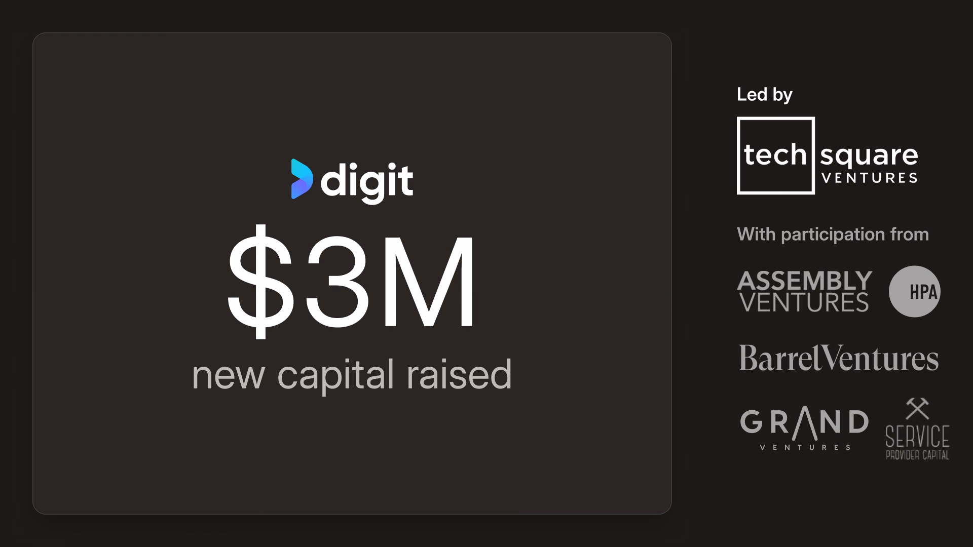 We Raised $3M in New Capital