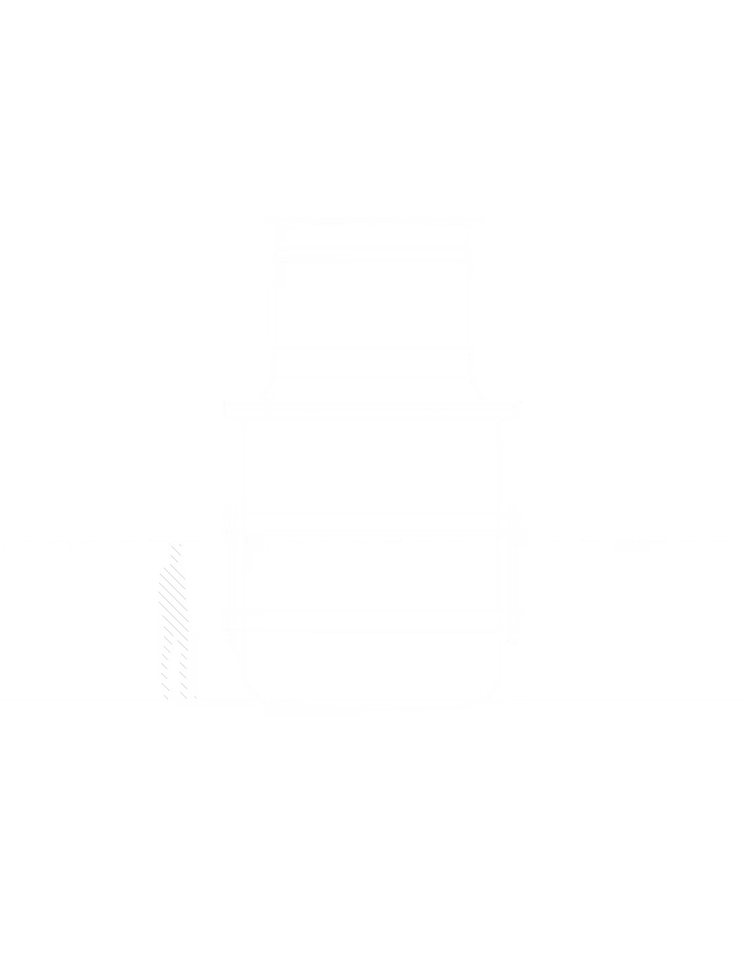 Diagram showing a large vertical reactor vessel with a human figure for scale beside it.
