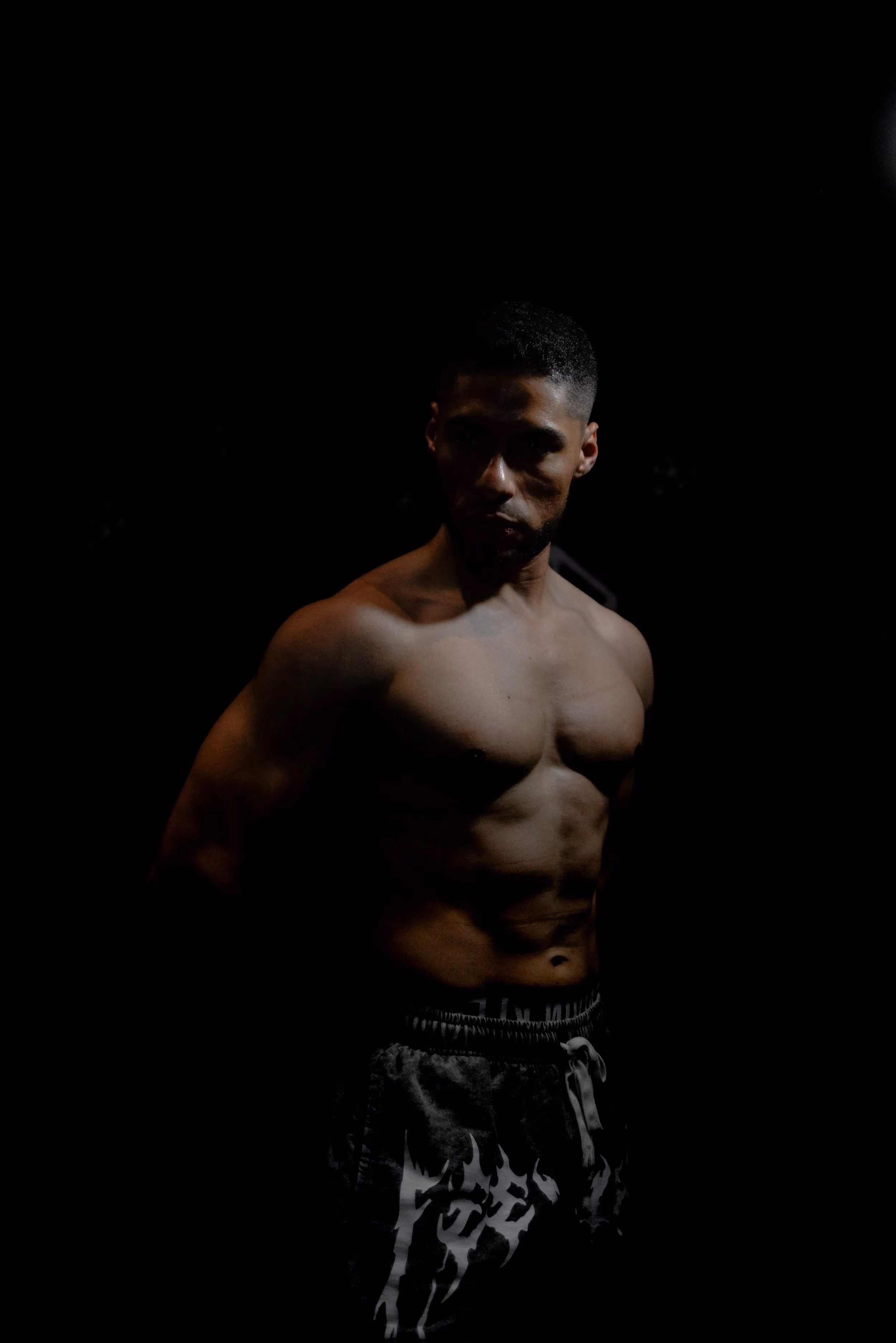 High-contrast fitness photography by Studio Bishop