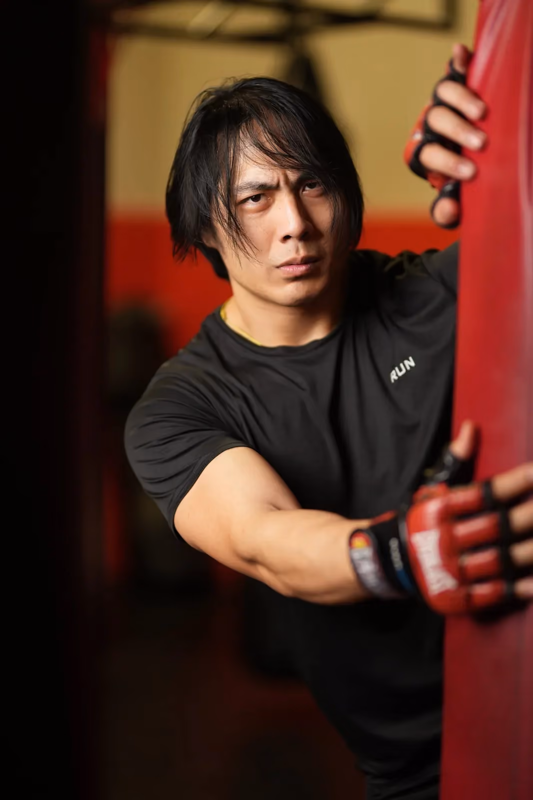 High-contrast fitness photography by Studio Bishop