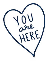 'You're here' section graphic