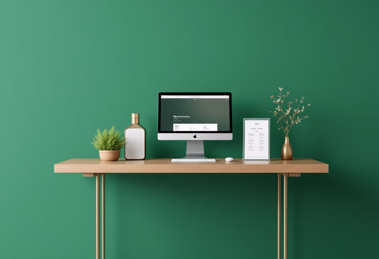 image of reservation desk (for a winery)