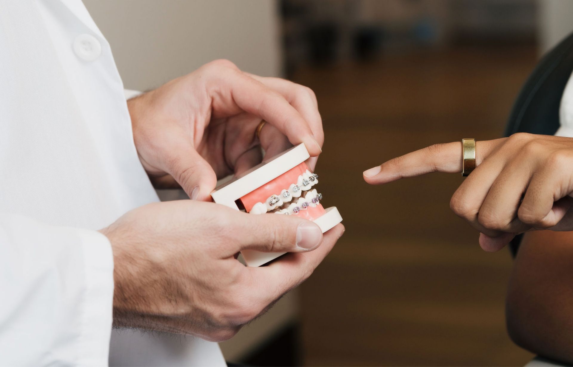 Orthodontic treatment for a patient at Prestwick Dentistry