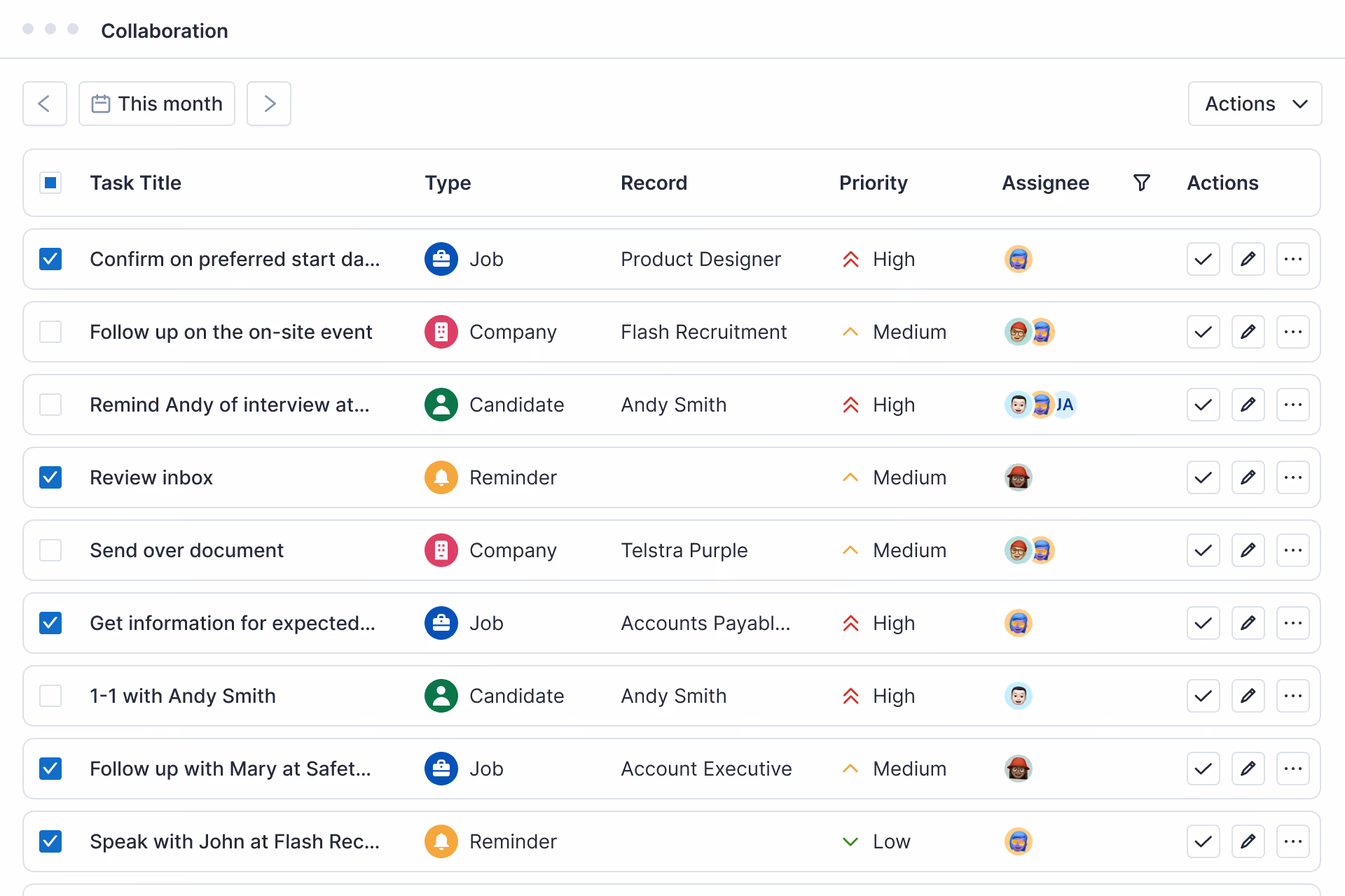 JobAdder product interface