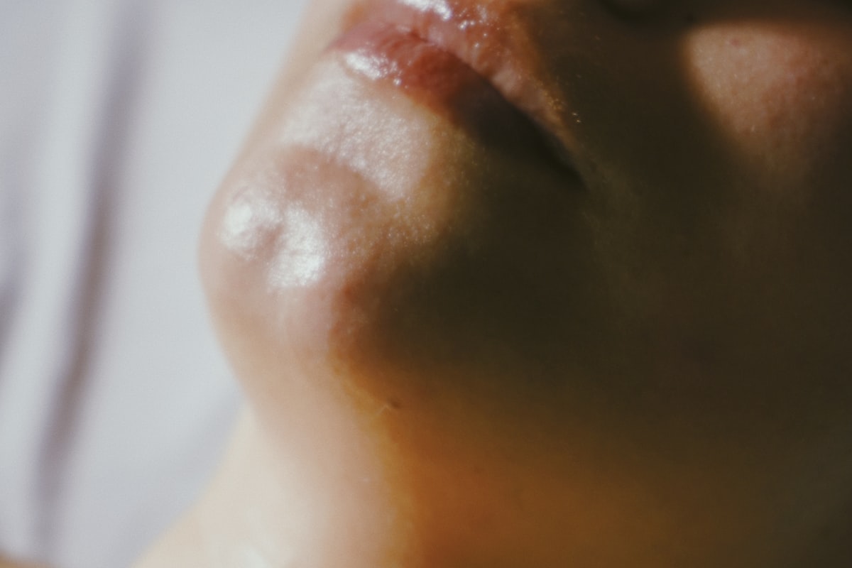 Relaxing professional facial treatment