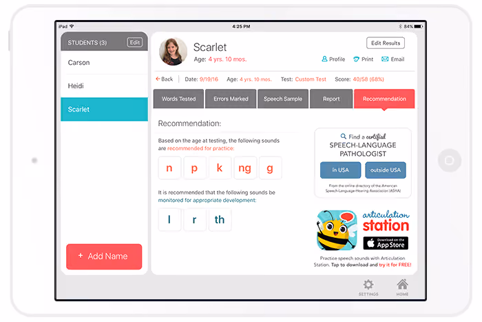 Articulation Test Center - Little Bee Speech Blog