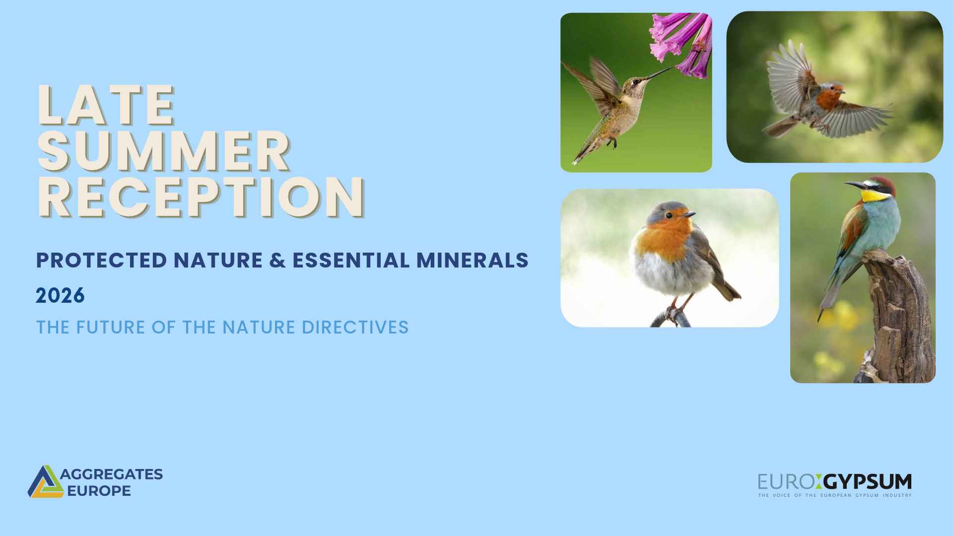 Late Summer Reception: Protected Nature & Essential Minerals