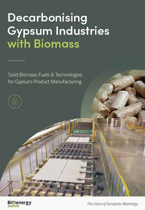 Gypsum Industry Decarbonisation: New Booklet Explores Potential with Biomass