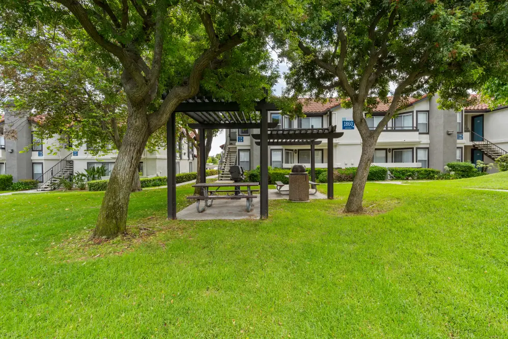 Exterior of property green area