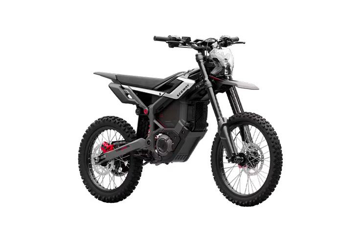 Segway dirt-bike style electric bike in black