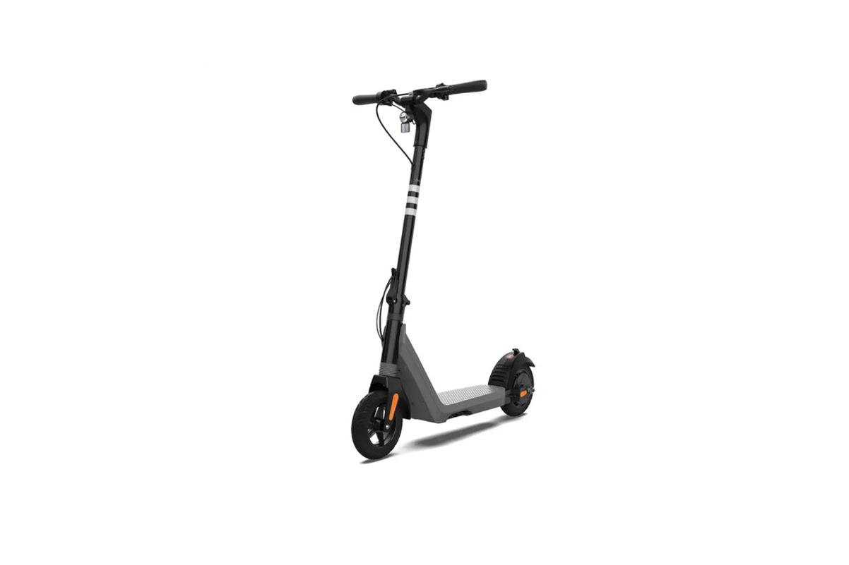 Okai electric scooter in gray