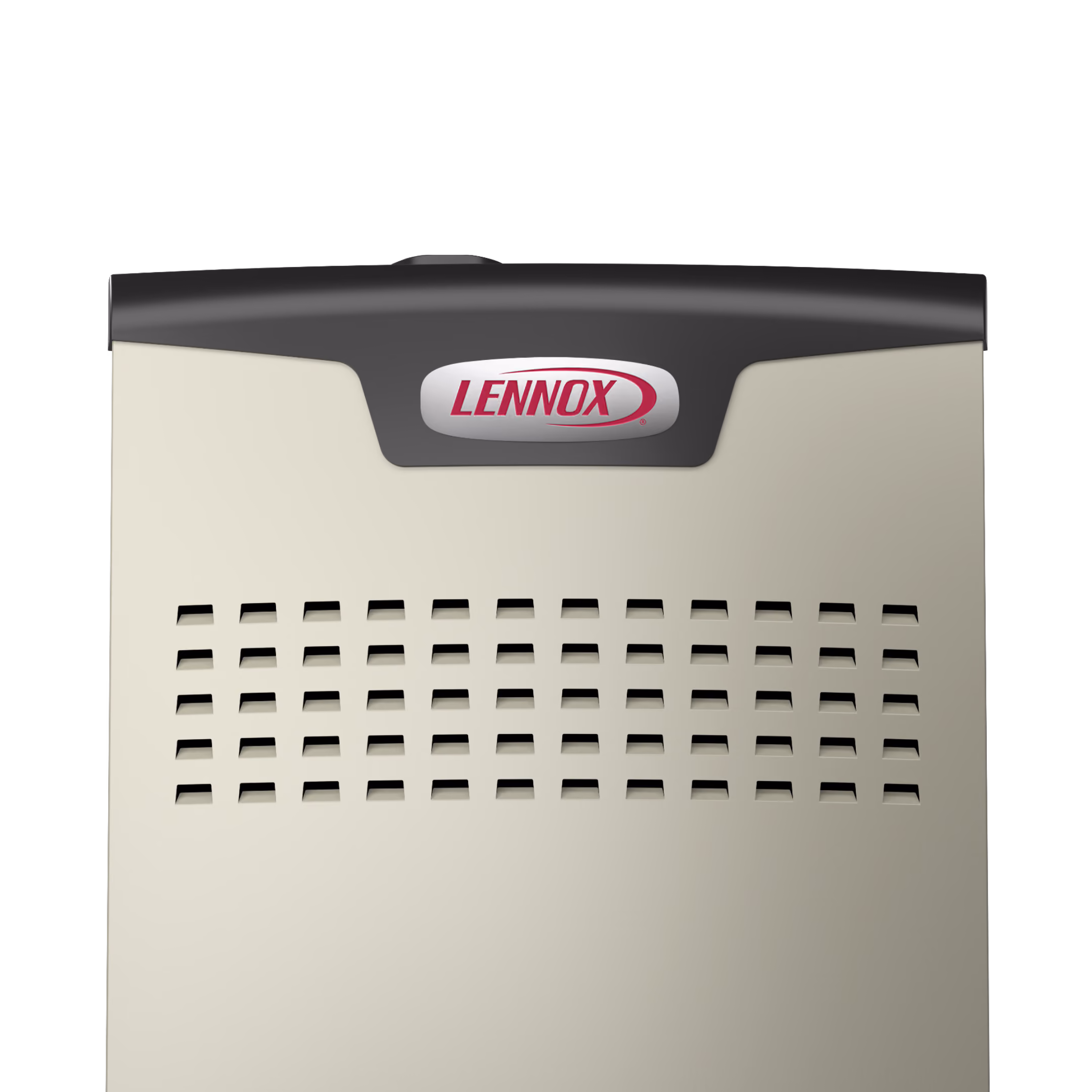 Lennox furnace cabinet close up for Air Responders heating service in Austin