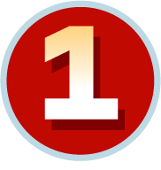 Numbered step 1 icon in the Air Responders service process