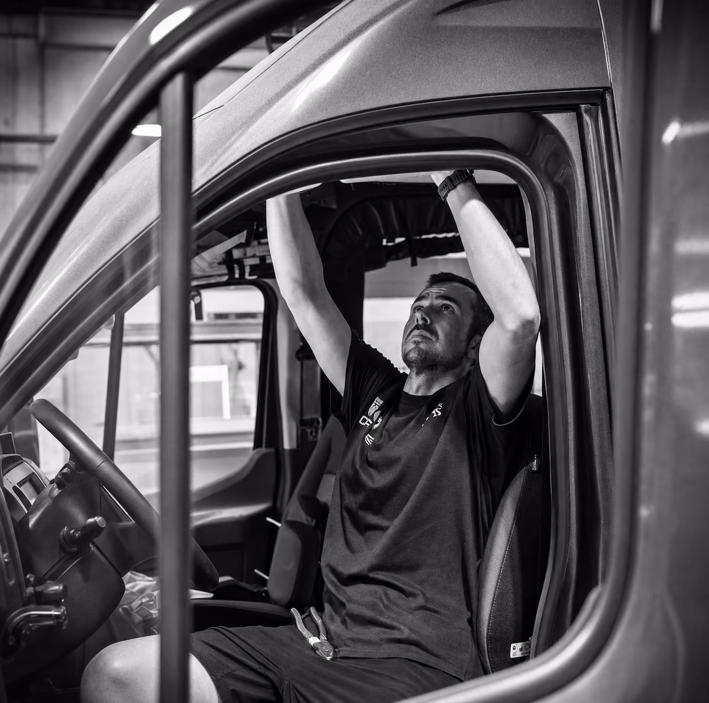 Drifter craftsperson at work in the Southfield workshop