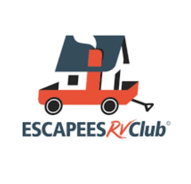 Escapees RV Club logo used as a trusted resource for full-time vanlife residency