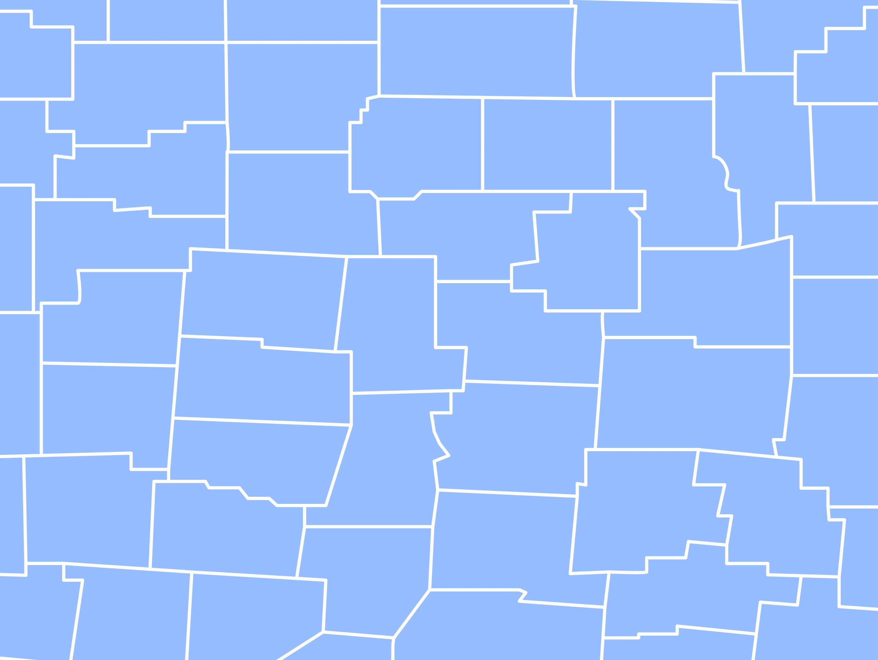 Map of southwest Ohio counties served by SWOCOG, shown in light blue.