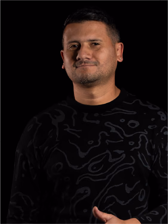 Retrato de estudio de Camilo Ospina