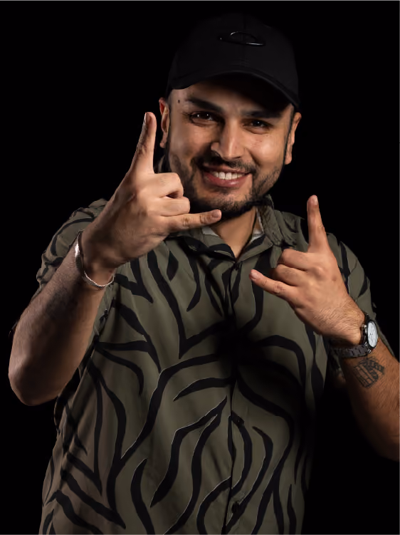 Retrato de estudio de Oscar Gil