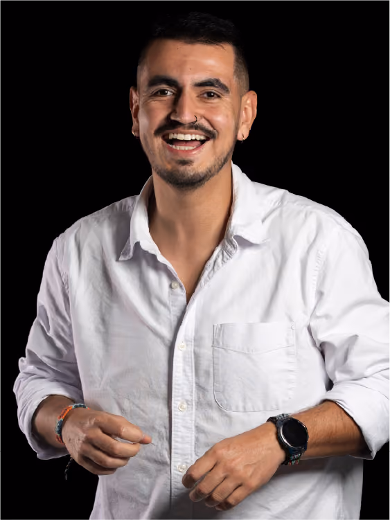 Retrato de estudio de Daniel Arroyaye