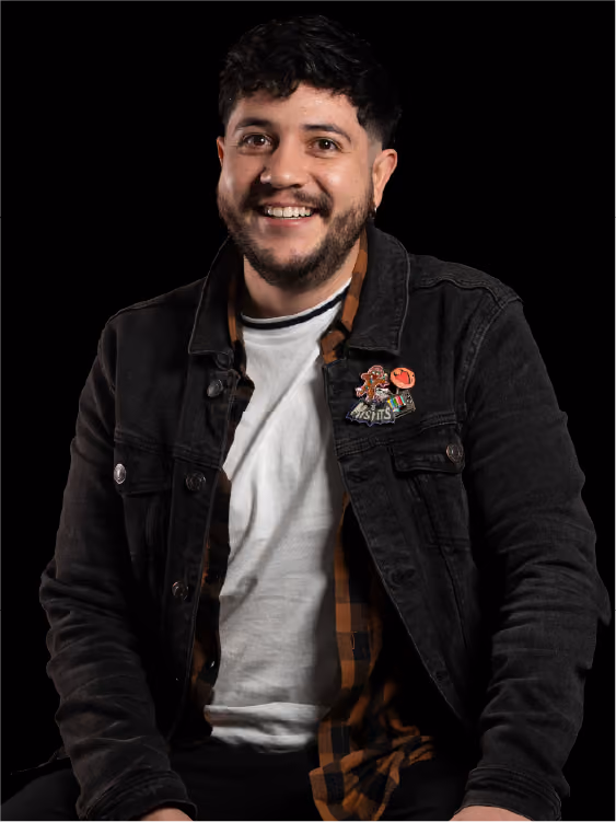 Retrato de estudio de David Vargas