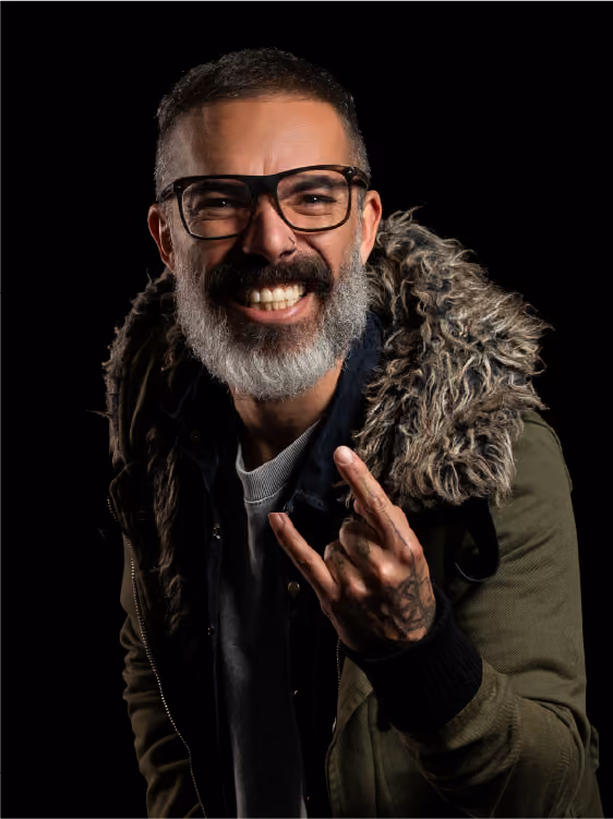 Retrato de estudio de Diego Garcia