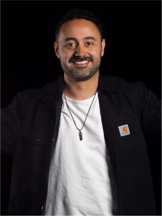 Retrato de estudio de Cristian Pelaz