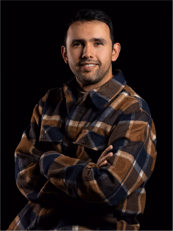 Retrato de estudio de Jorge Beltran