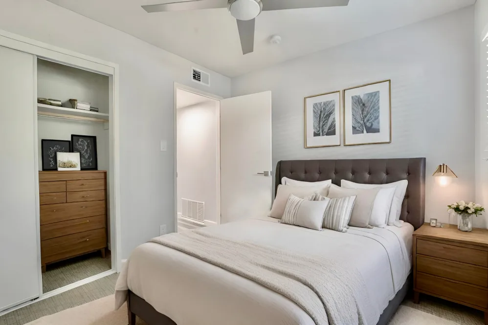 Furnished bedroom