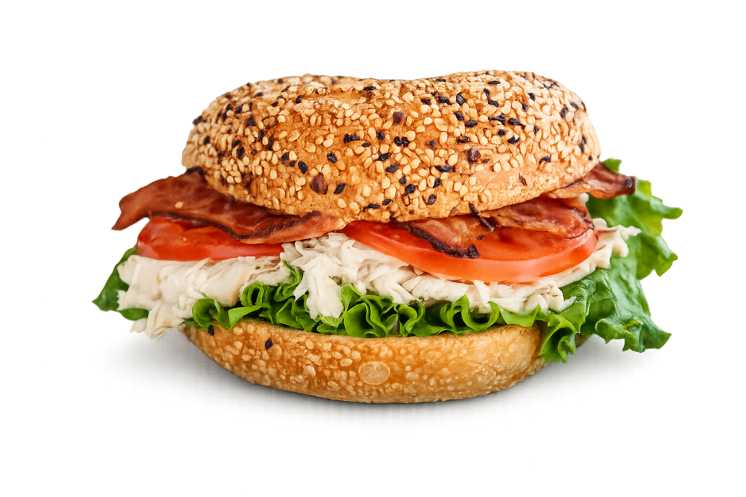 The Shana — turkey BLT bagel sandwich