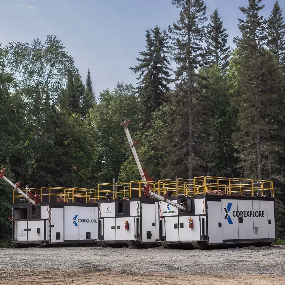 corexplore trucks and drills