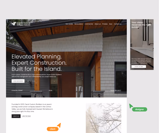 The design stage of the Greaterthan Studio design process