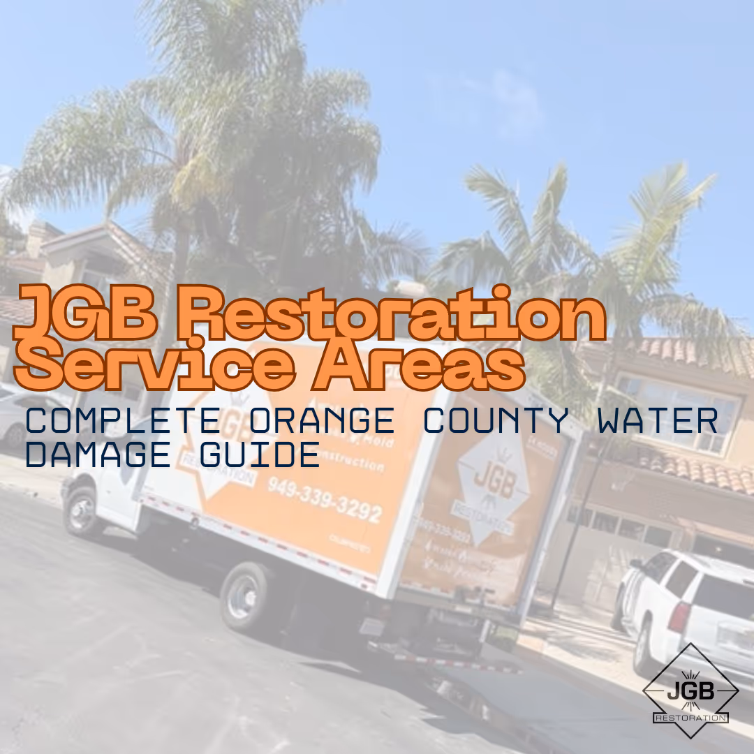 JGB Restoration headquarters in Huntington Beach, California - centrally located to serve all Orange County communities