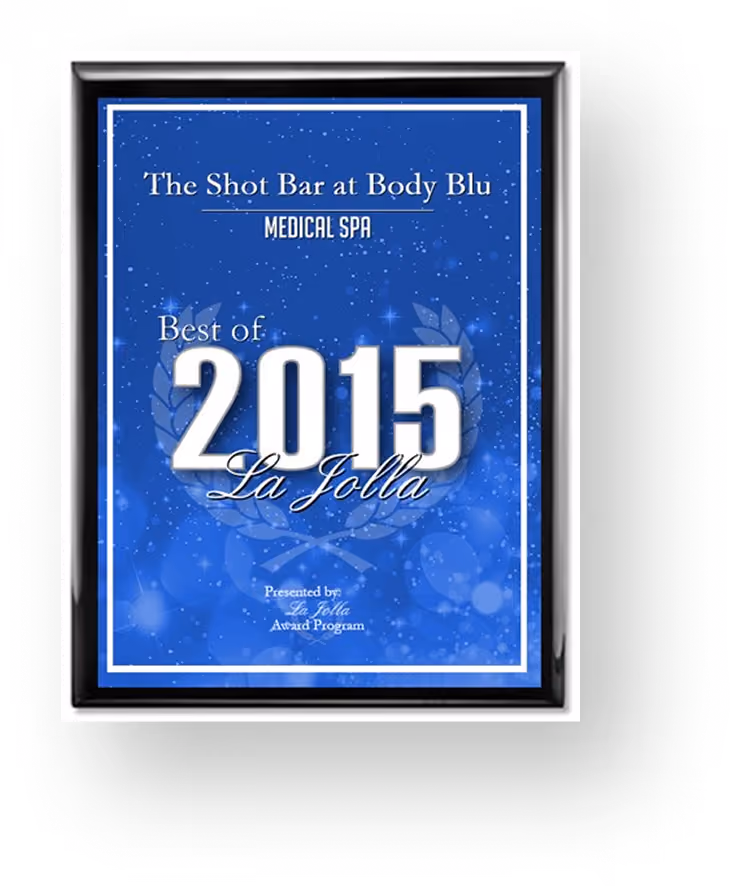 Body Blu award recognition