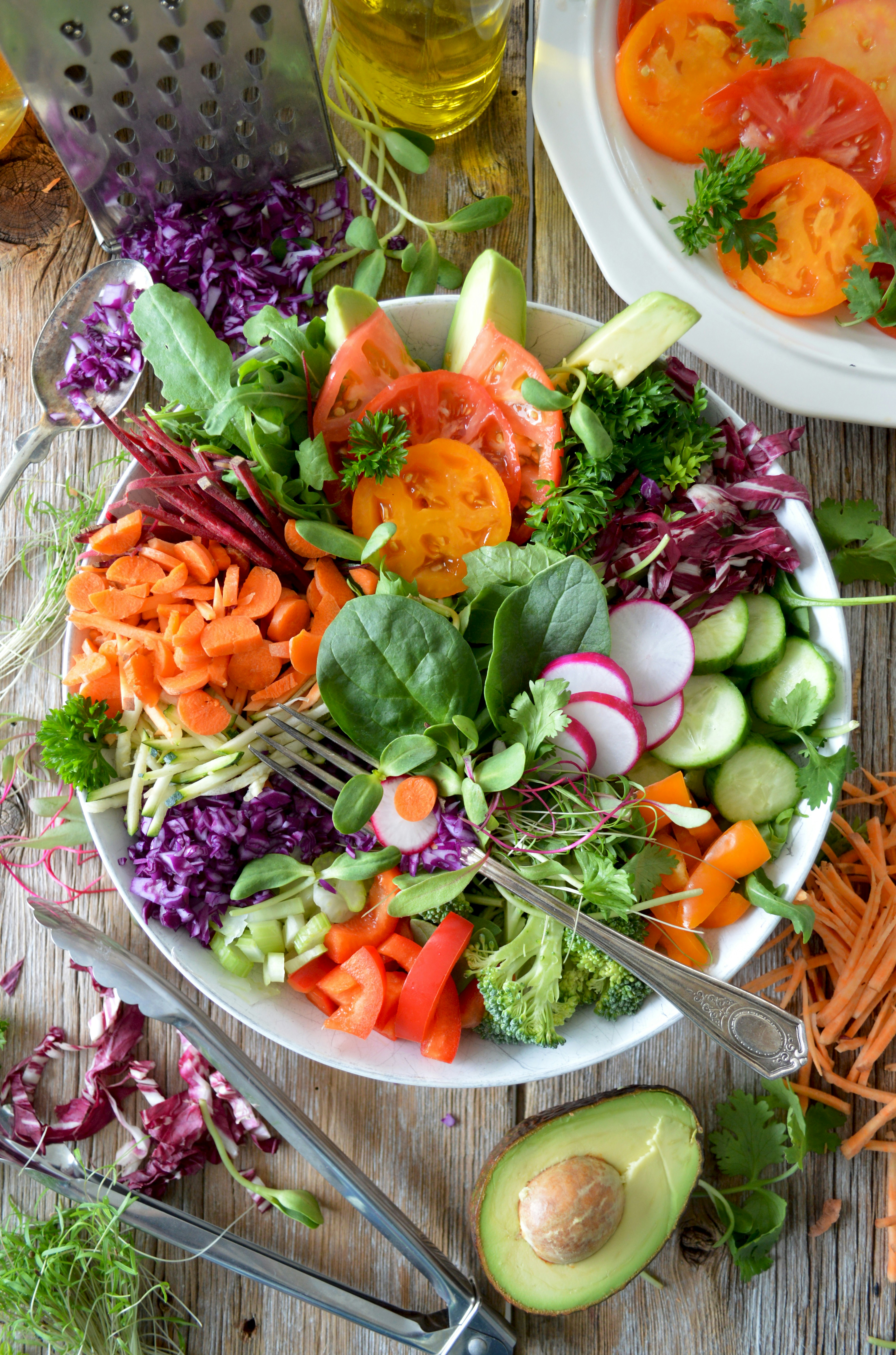 Salad stock image