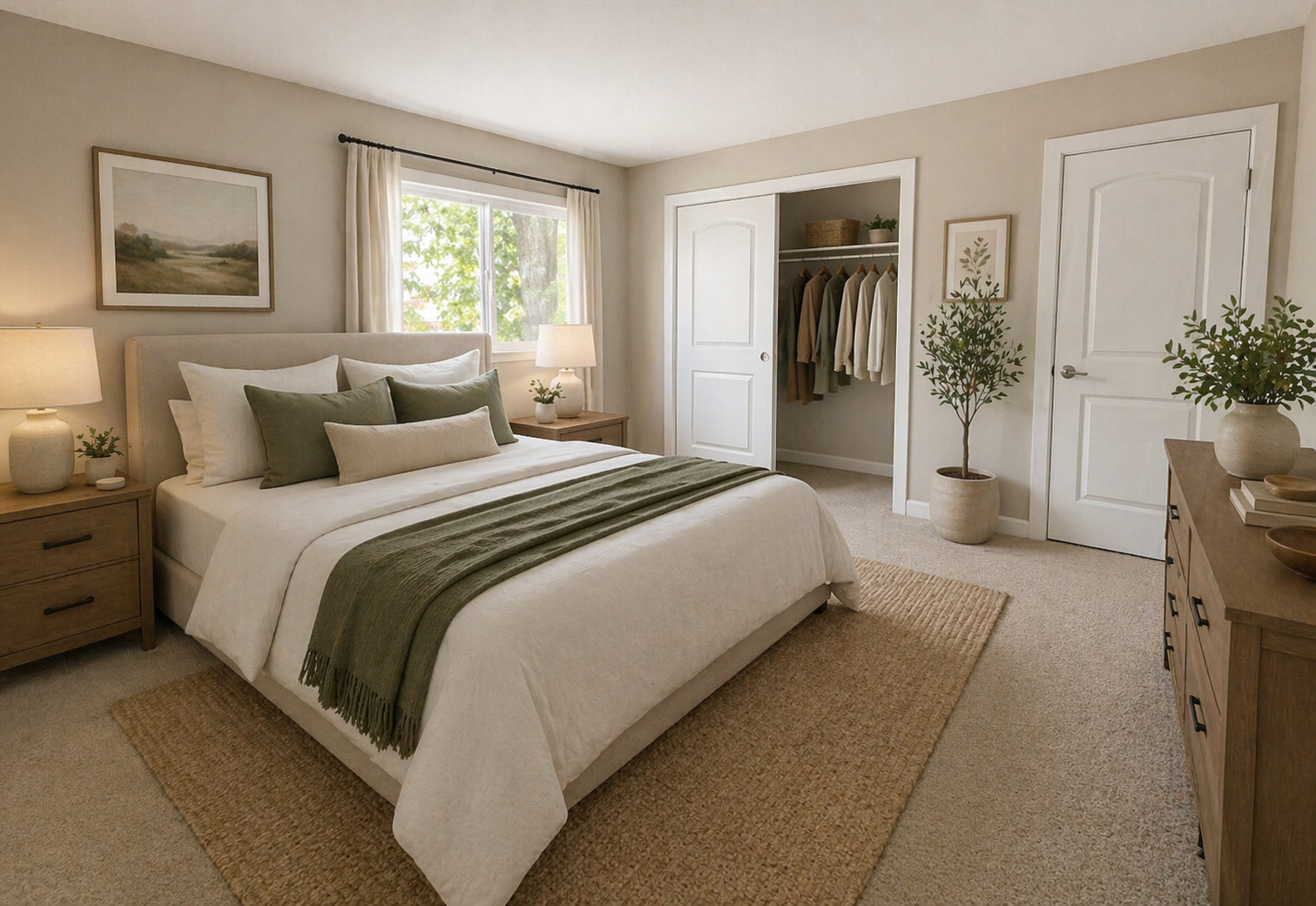 Furnished Bedroom