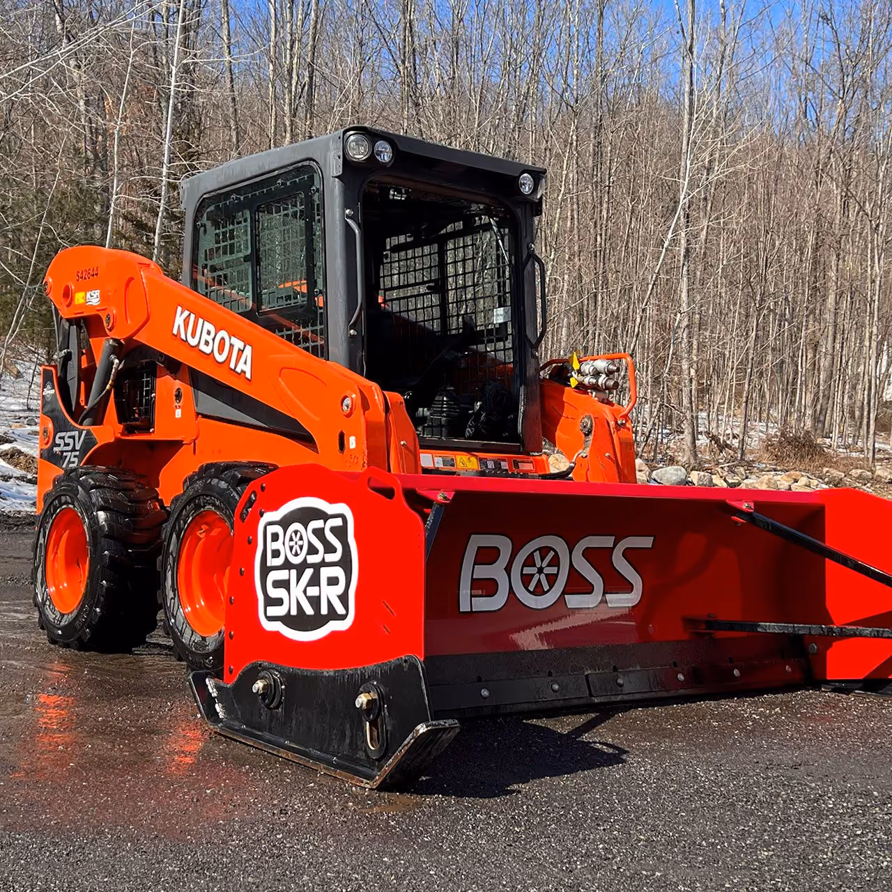 Commercial snow and ice management by A and G Landscape 
