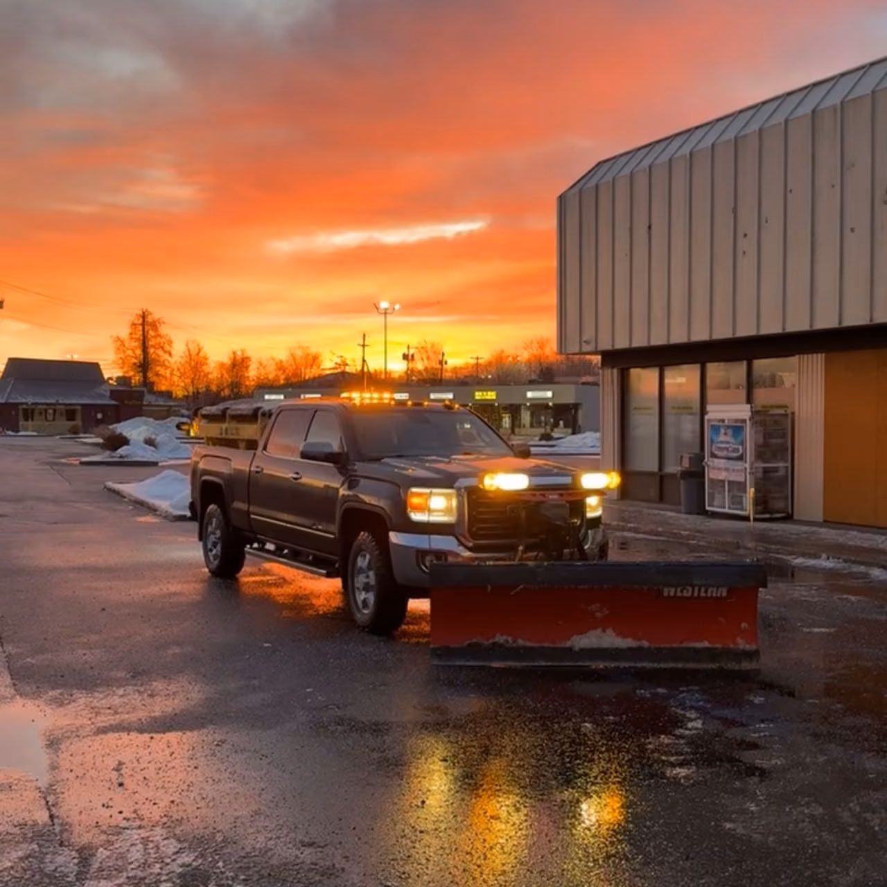 Reliable commercial snow removal by A and G Landscape Design and Excavation in New York