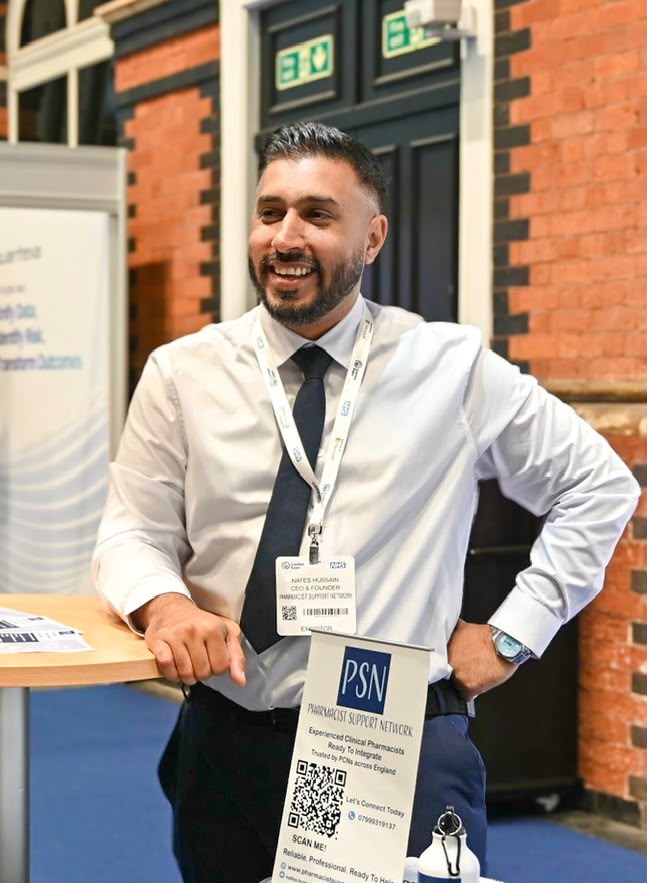 Nafes Hussain, CEO and Founder of Pharmacist Support Network